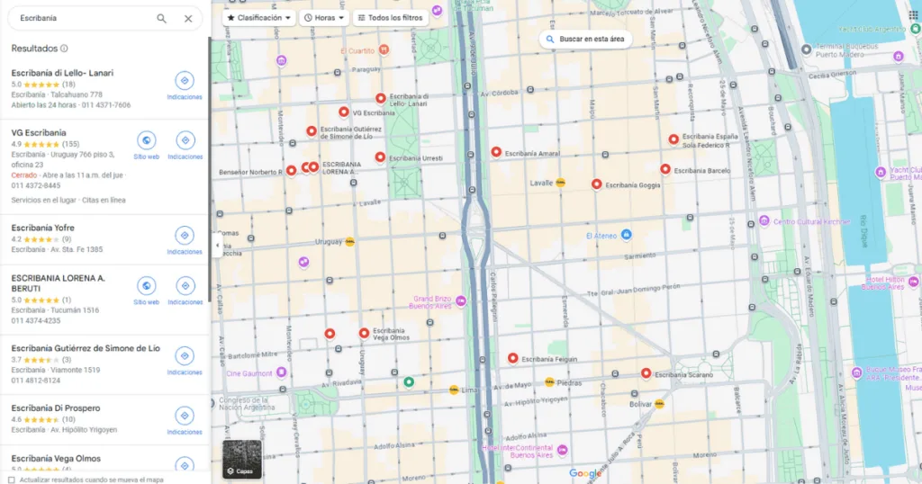SEO local para escribanos